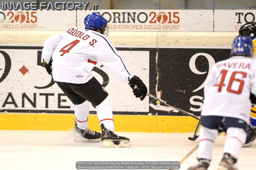 2015-11-07 Torino Bulls-Hockey Milano Rossoblu U14 0545 Simone Lodolo